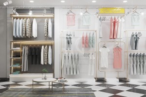 Lựa chọn tủ kệ thế nào cho shop quần áo – Tips thiết kế shop thời trang